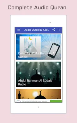 Audio Quran by Abdul Al Sudais android App screenshot 9