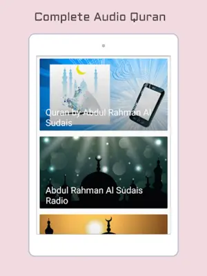 Audio Quran by Abdul Al Sudais android App screenshot 4