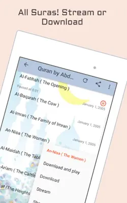 Audio Quran by Abdul Al Sudais android App screenshot 8